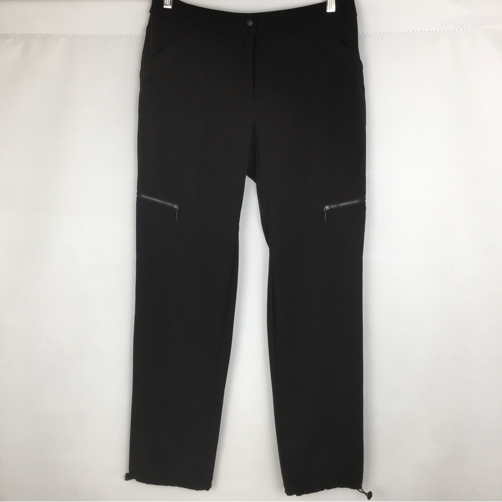 Chico’s Zenergy Activewear Pants Outdoor Cargo Utility Black Women’s 0.5 US S/6